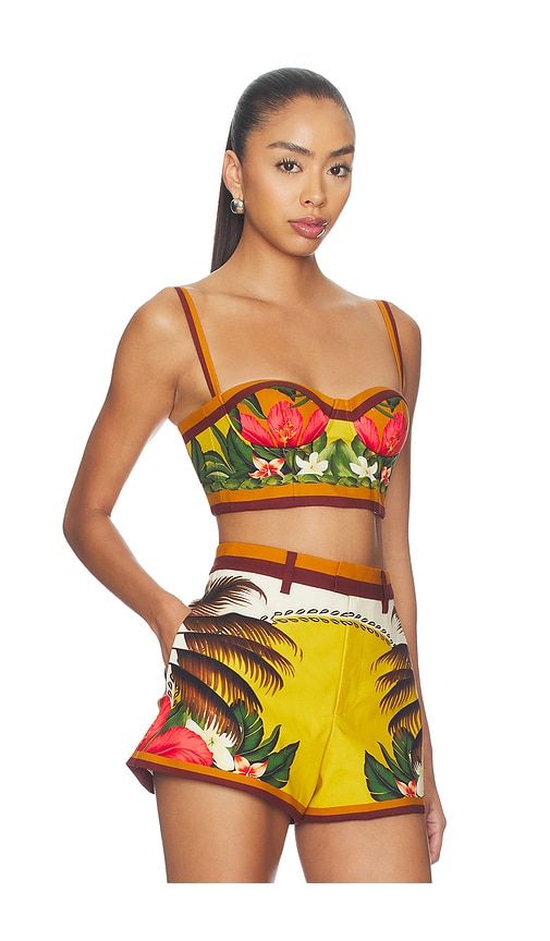 Cricket Bustier Top in Orange. - size L (also in S, XS) - retrofete - Modalova