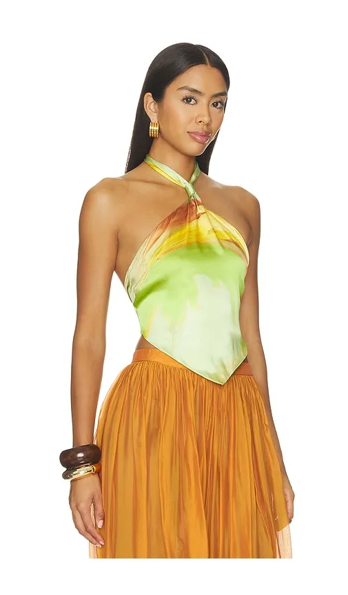 Jamie Top in Green. - size L (also in M, S, XL, XS) - retrofete - Modalova
