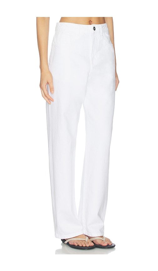 Bruun Signature Baggy Denim in Optic White in White. - size 32 (also in 38) - Rohe - Modalova