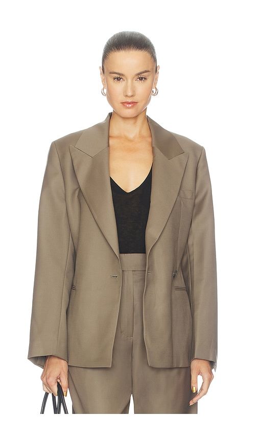 Hourglass Shaped Blazer in Brown. - size 34 (also in 36, 38) - Rohe - Modalova