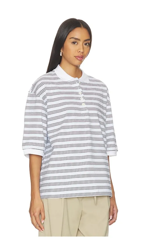 Striped Oversized Polo in ,Baby Blue. - size 36 (also in 38, 40, 42) - Rohe - Modalova