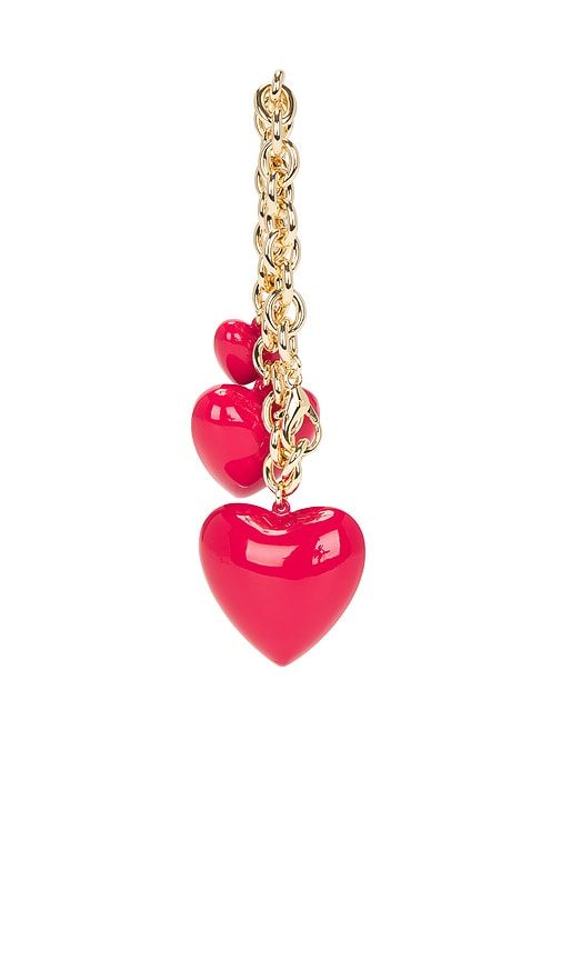 Happy Heart Bag Charm in Red - Roxanne Assoulin - Modalova