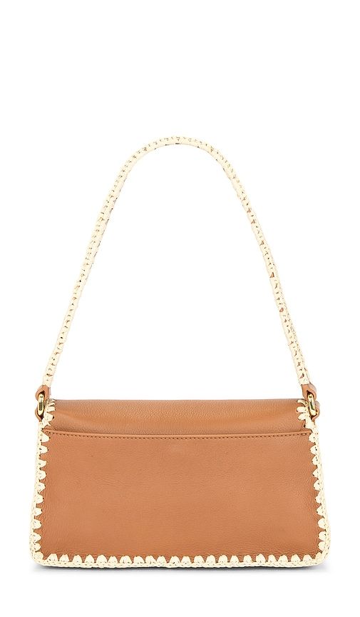 Berkley Flap Shoulder W/ Raffia in Cognac - Rebecca Minkoff - Modalova