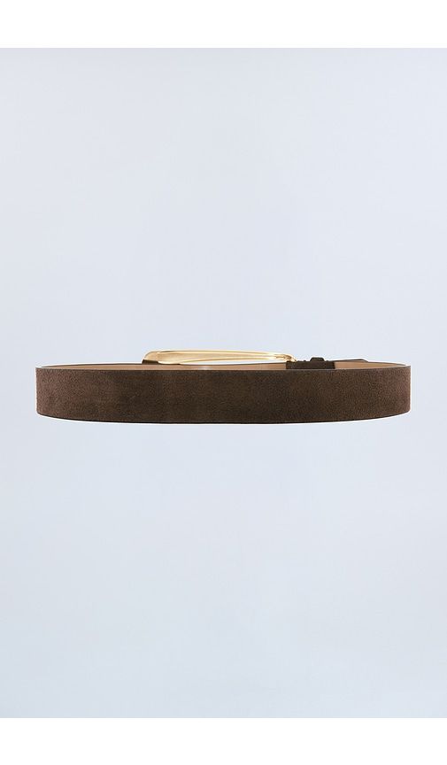 Suede Grande Buckle Belt in Brown. - size L (also in M, S) - REVOLVE LOS ANGELES - Modalova