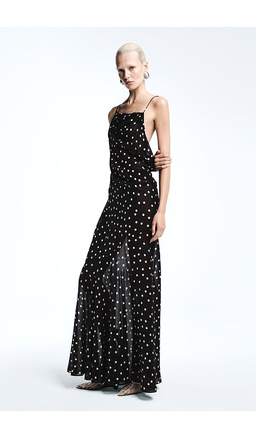 Siagre Silk Backless Gown in . - size L (also in M, S, XL, XS) - REVOLVE LOS ANGELES - Modalova