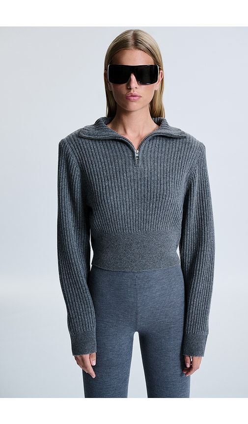 Polinna Rib Half Zip in . - size L (also in M, S, XL, XS, XXS) - REVOLVE LOS ANGELES - Modalova