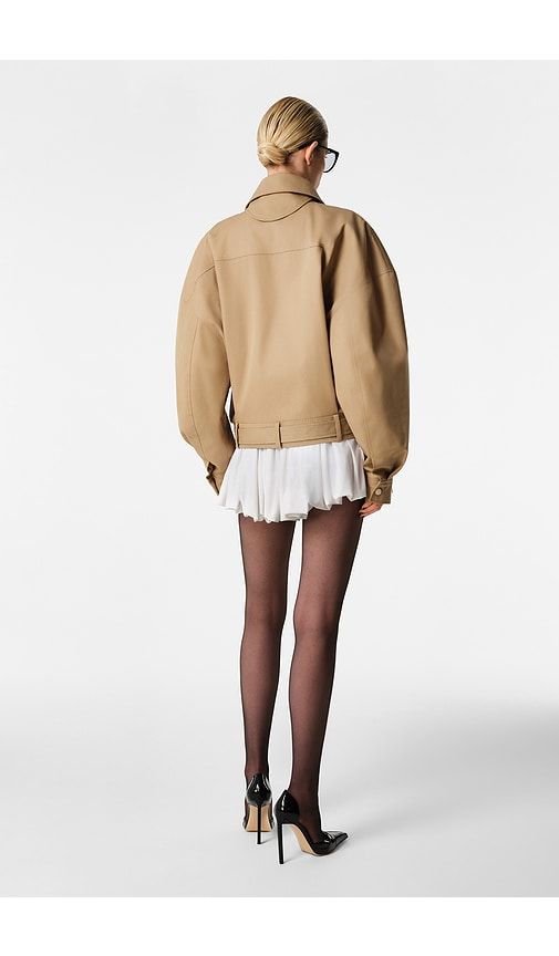 Nikki Bomber Jacket in Tan. - size L (also in M, S, XL, XS, XXS) - REVOLVE LOS ANGELES - Modalova