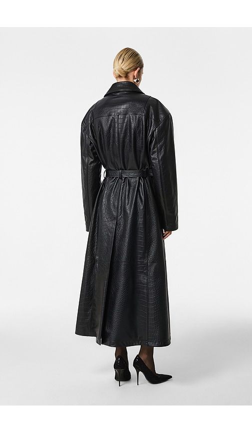 Nikita Leather Coat in . - size M (also in S, XS) - REVOLVE LOS ANGELES - Modalova