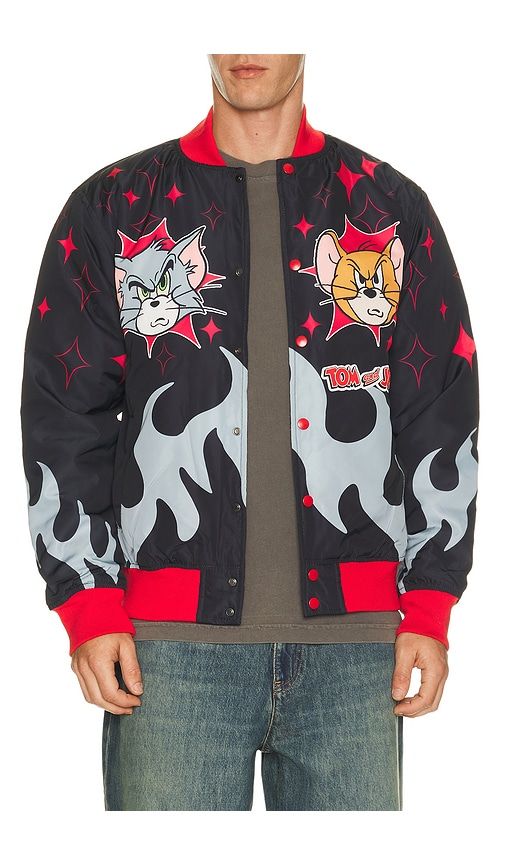 Tom & Jerry Varsity Jacket in . - size L (also in M, S, XL/1X) - REASON - Modalova