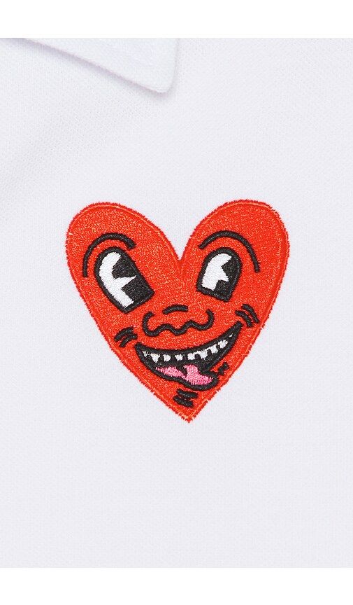 Keith Haring Heart Polo in . Taglia L. Also in M, S, XL/1X - REASON - Modalova