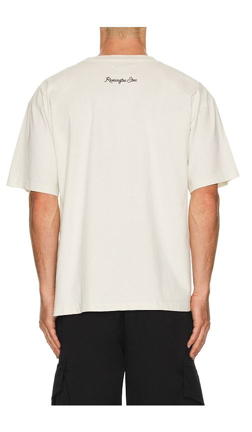 Chrome Cowgirl Tee in Cream. - size M (also in S) - Remington Stone - Modalova