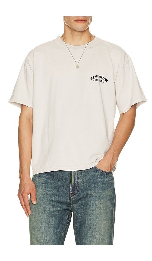 Cowboy 2 Tee in White. - size L (also in M, S, XL/1X, XXL/2X) - Remington Stone - Modalova
