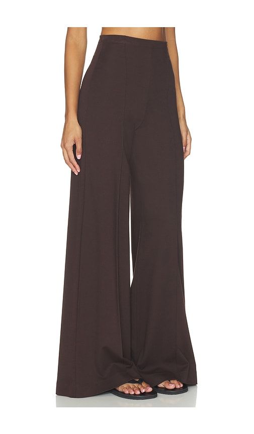 Ponte Knit Long Wide Leg Pant in . - size M (also in S, XS) - Ripley Rader - Modalova