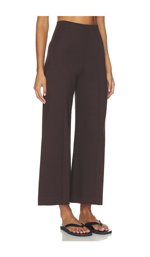 Ponte Knit Cropped Wide Leg Pant in . - size M (also in S, XS) - Ripley Rader - Modalova