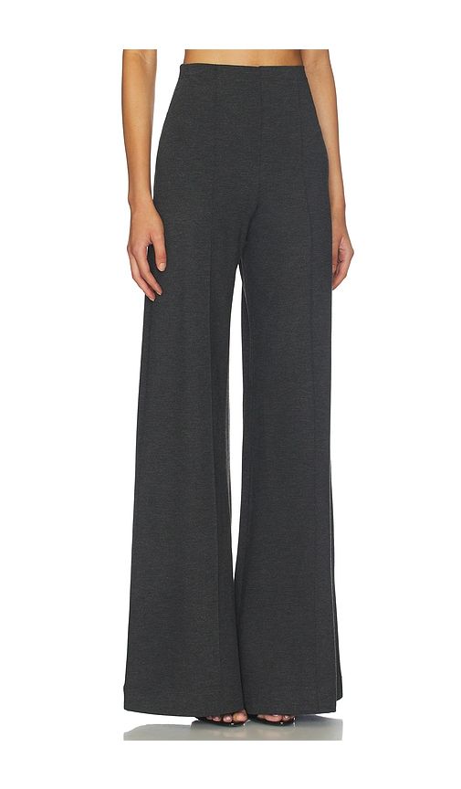 Ponte Knit Long Wide Leg Pant in . - size L (also in M, S) - Ripley Rader - Modalova