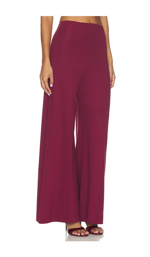Ponte Knit Long Wide Leg Pant in . - size L (also in M, S, XS) - Ripley Rader - Modalova