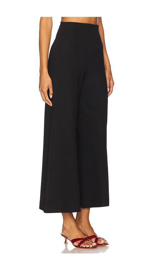 Ponte Knit Wide Cropped Leg Pant in . - size M (also in S) - Ripley Rader - Modalova