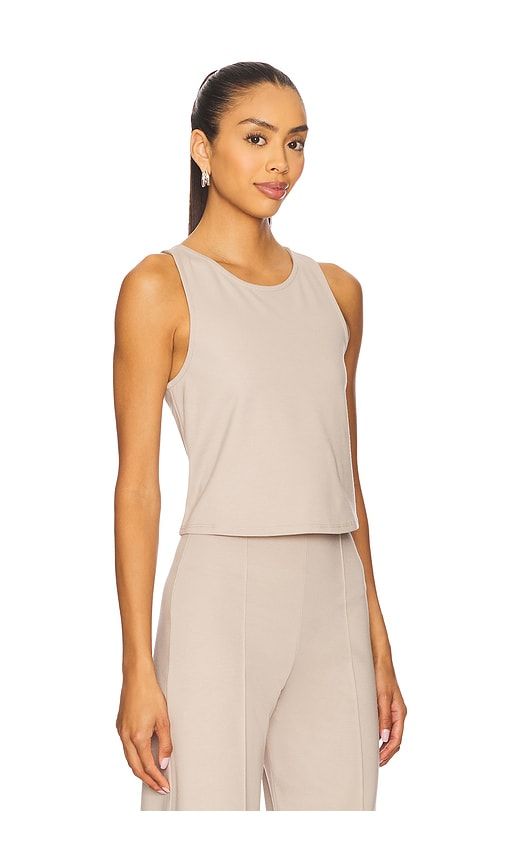 Ponte Knit Tank Top in Beige. - size L (also in S) - Ripley Rader - Modalova