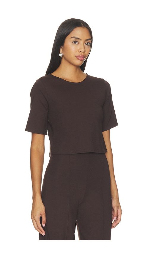 Ponte Knit Short Sleeve Top in . - size M (also in S, XS) - Ripley Rader - Modalova