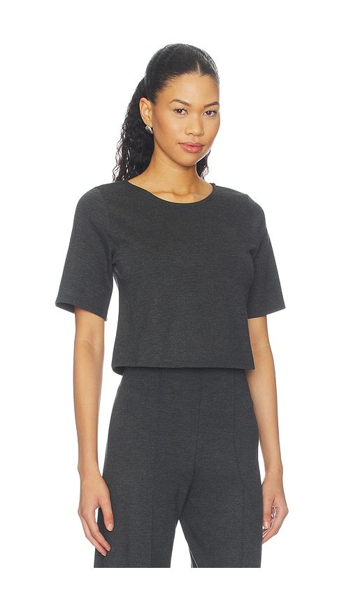 Ponte Knit Short Sleeve Top in . - size L (also in M, S) - Ripley Rader - Modalova