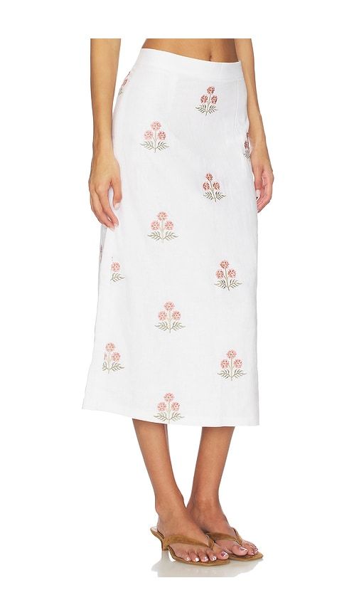 Yalda Skirt in White. - size M (also in S) - Rosewater House - Modalova