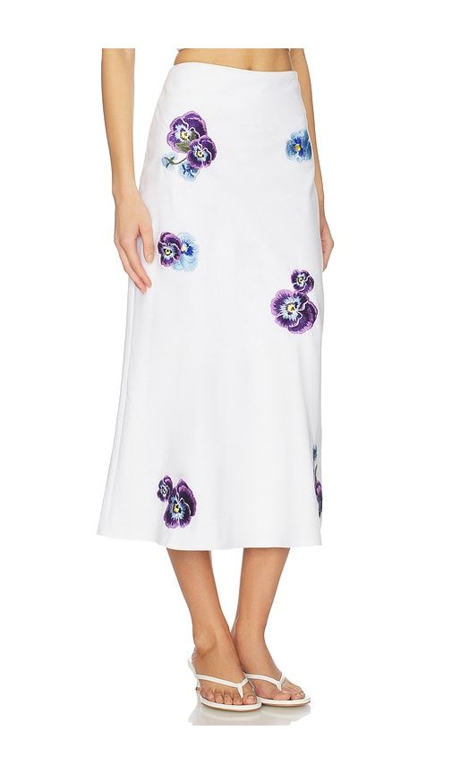 Mina Skirt in White. - size L (also in M) - Rosewater House - Modalova