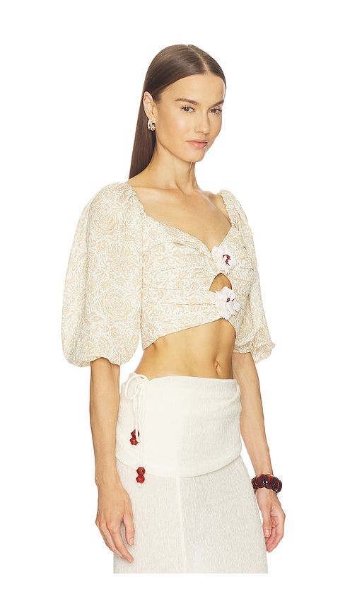 Rosa Top in Lemon. - size M/L (also in XS/S) - Rosewater House - Modalova