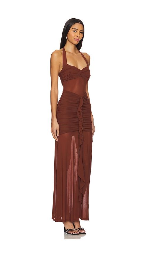 Tallula Maxi Dress in Brown. - size L (also in M, S, XL/1X, XS) - Runaway The Label - Modalova