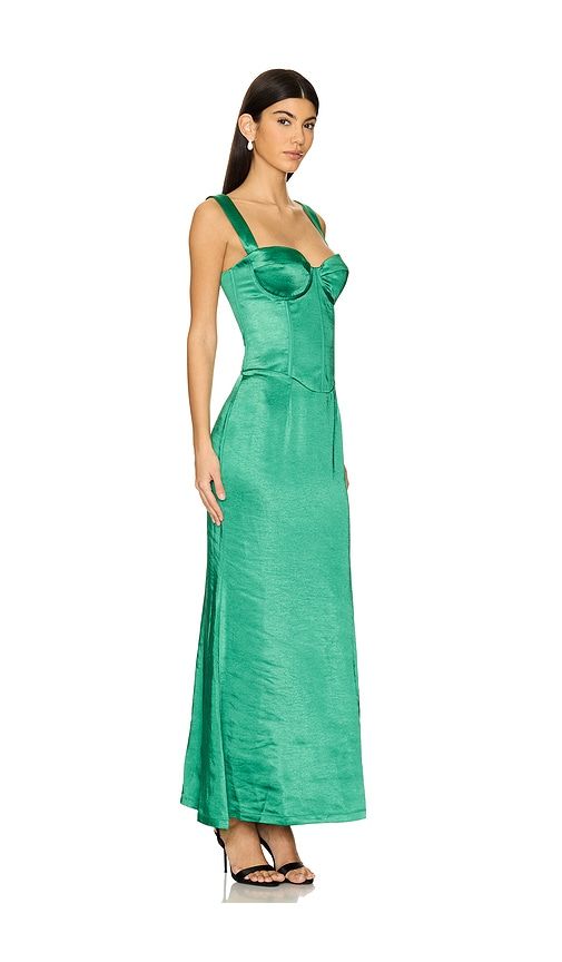 Oura Maxi Dress in Green. - size L (also in S, XS) - Runaway The Label - Modalova