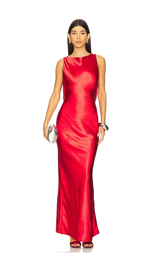 Adair Maxi Dress in Red. - size L (also in M) - Runaway The Label - Modalova