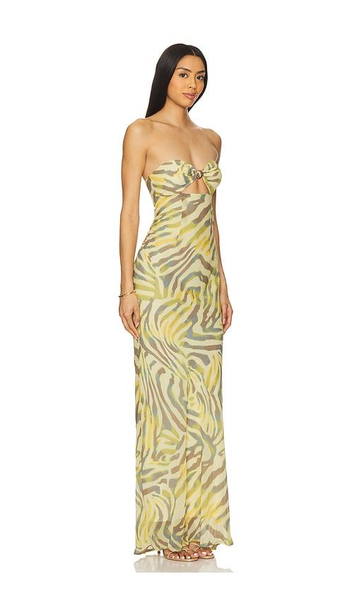 Midal Maxi Dress in Cream,Green. - size L (also in M, S, XL, XS) - Runaway The Label - Modalova