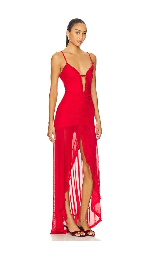 Kiata Maxi Dress in Red. - size L (also in M, S, XL, XS) - Runaway The Label - Modalova