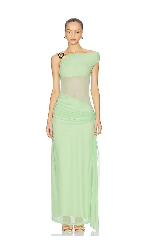 Naelle One Shoulder Maxi Dress in Green. - size S (also in XS) - Runaway The Label - Modalova