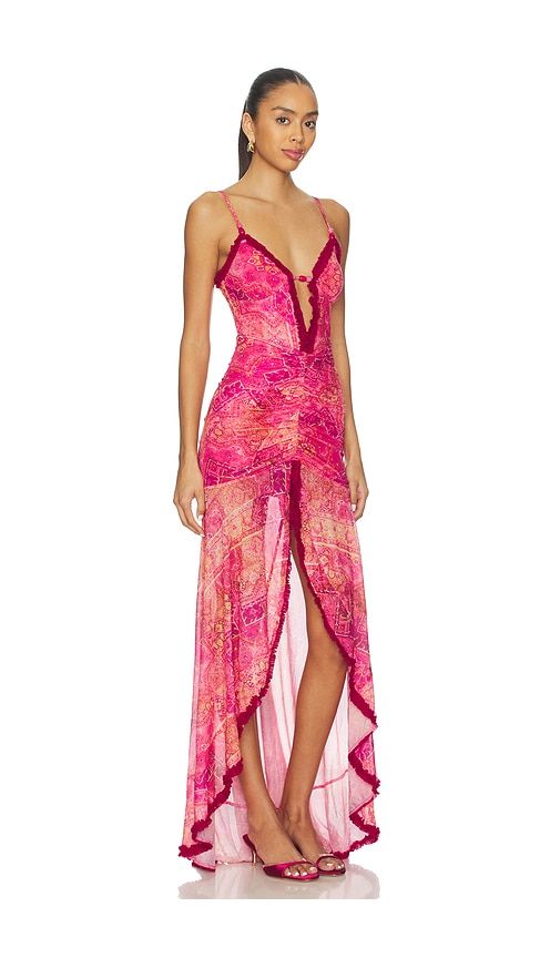 Kiata Maxi Dress in Pink. - size L (also in XL) - Runaway The Label - Modalova