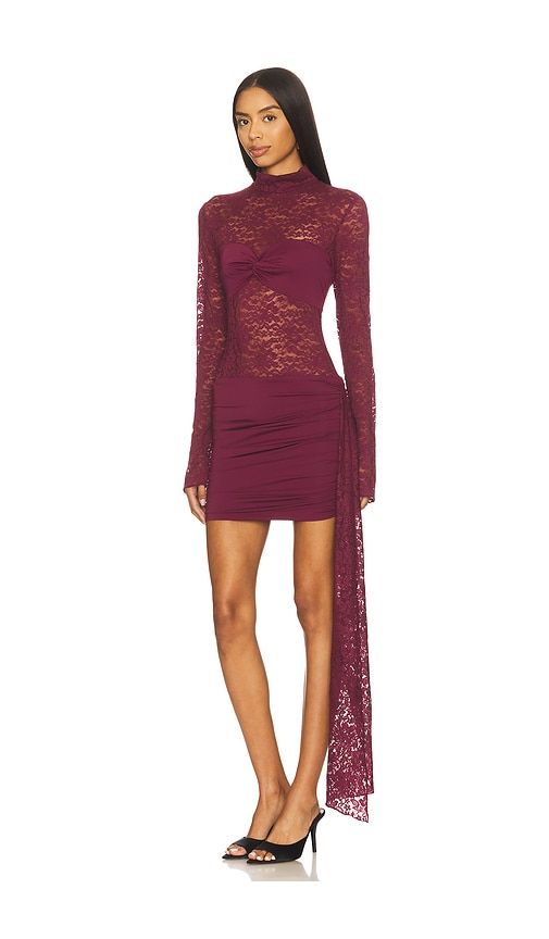 Larna Lace Long Sleeve Mini Dress in . - size M (also in XL) - Runaway The Label - Modalova
