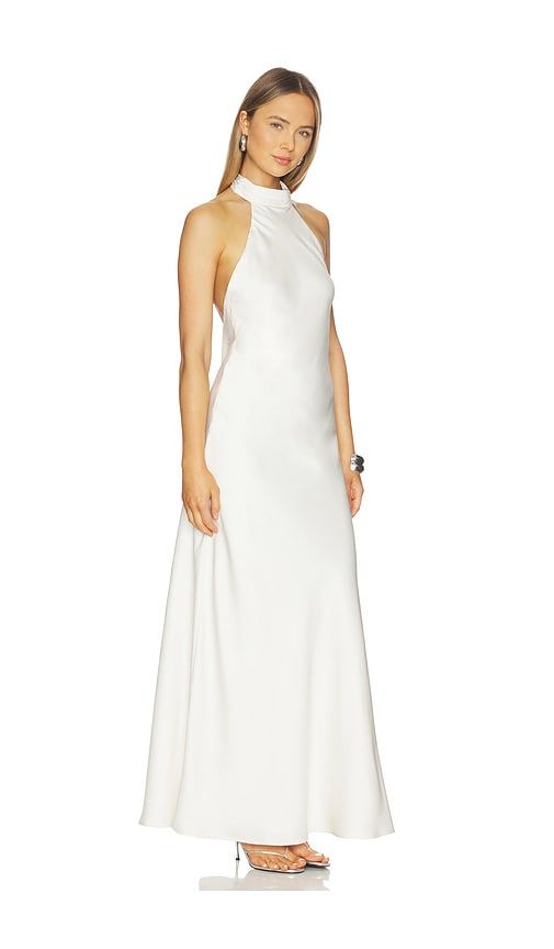 Arabelle High Neck Maxi Dress in White. - size S (also in XS) - Runaway The Label - Modalova