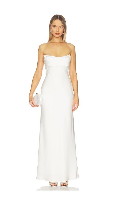 Madeleine Strapless Maxi Dress in White. - size L (also in M, S, XS) - Runaway The Label - Modalova