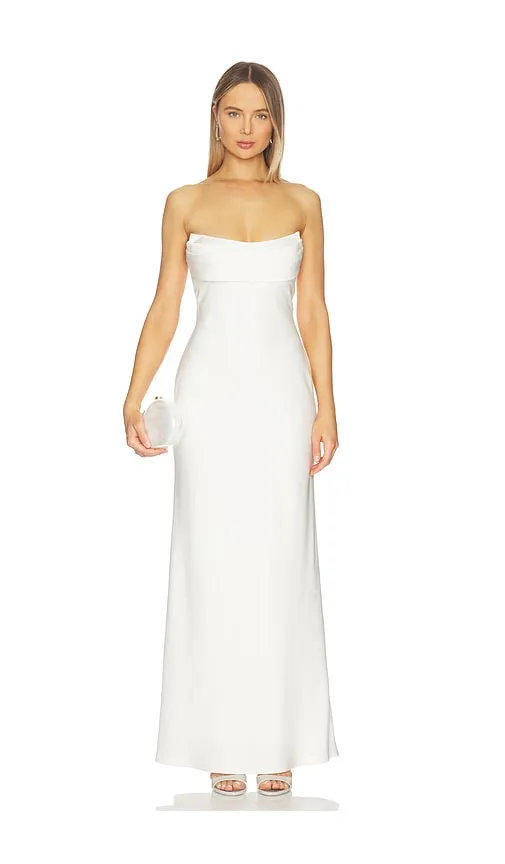 Madeleine Strapless Maxi Dress in White. - size M (also in S, XL, XS) - Runaway The Label - Modalova