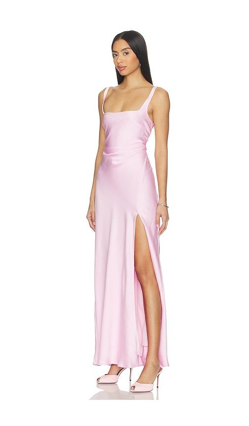 Esme High Split Maxi Dress in Pink. - size L (also in S, XS) - Runaway The Label - Modalova