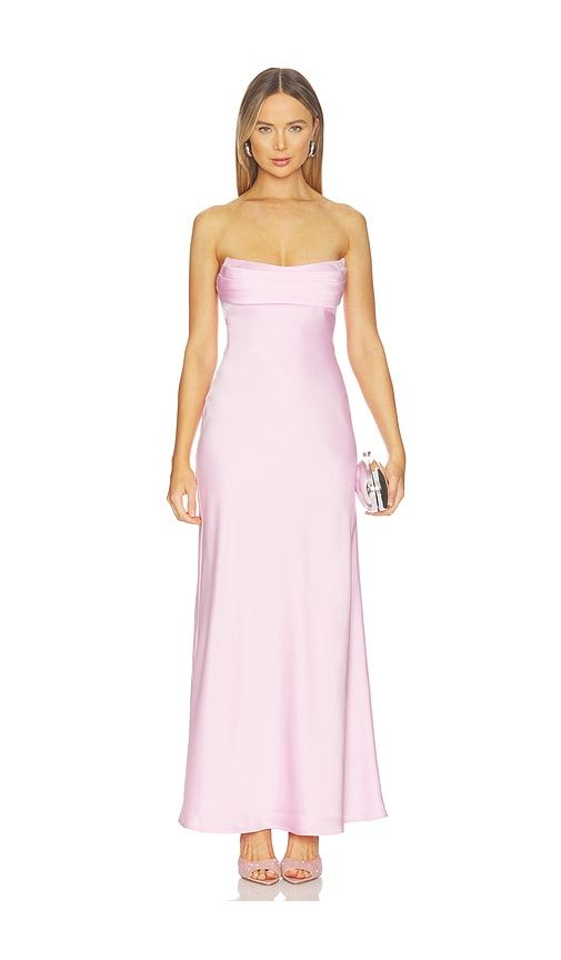 Madeleine Strapless Maxi Dress in Pink. - size S (also in XS, M, L, XL) - Runaway The Label - Modalova
