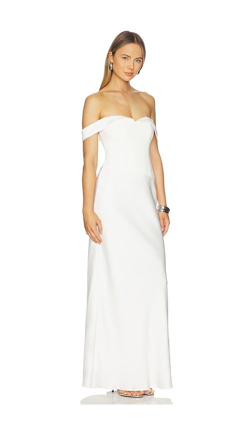 Ebony Off Shoulder Maxi Dress in . - size L (also in M, S, XL, XS) - Runaway The Label - Modalova
