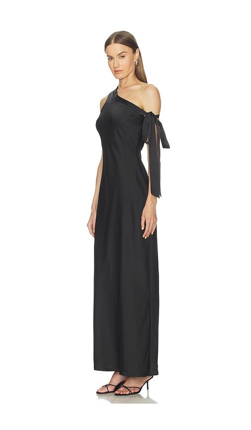 Viola One Shoulder Maxi Dress in Black. - size L (also in M, S, XS) - Runaway The Label - Modalova