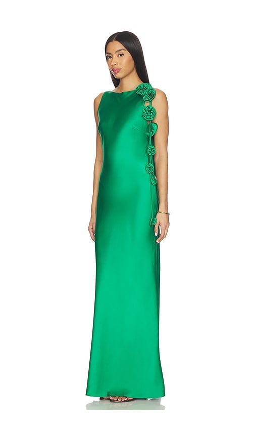 Zurina Low Back Maxi Dress in Green. - size L (also in M, XS) - Runaway The Label - Modalova