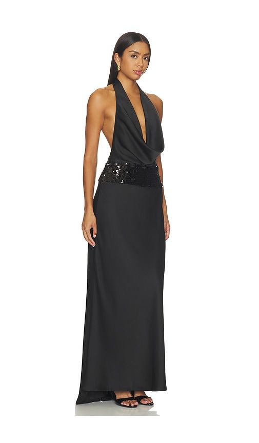 Marcella Deep Plunge Maxi Dress in . - size L (also in M, S, XS) - Runaway The Label - Modalova
