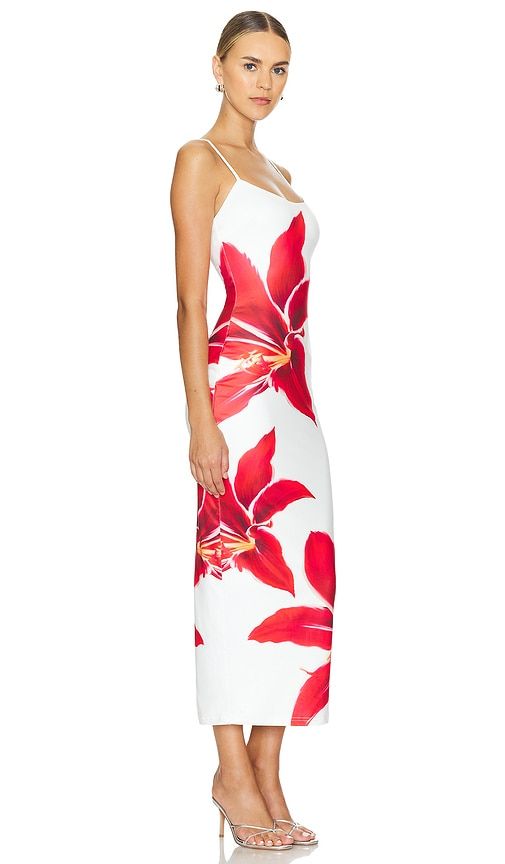 Deia Midi Dress in Ivory. - size S (also in XS) - Runaway The Label - Modalova