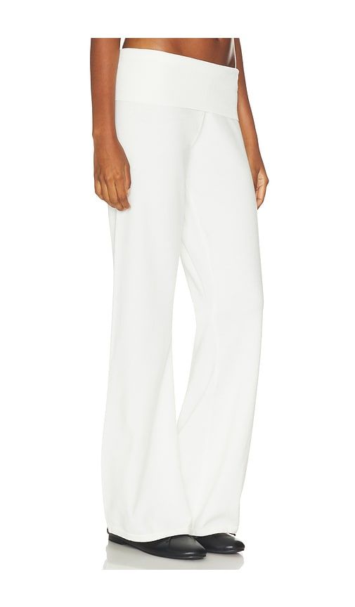 Monisha Foldover Flare Knit Pant in . - size L (also in M, S, XL, XS) - Runaway The Label - Modalova