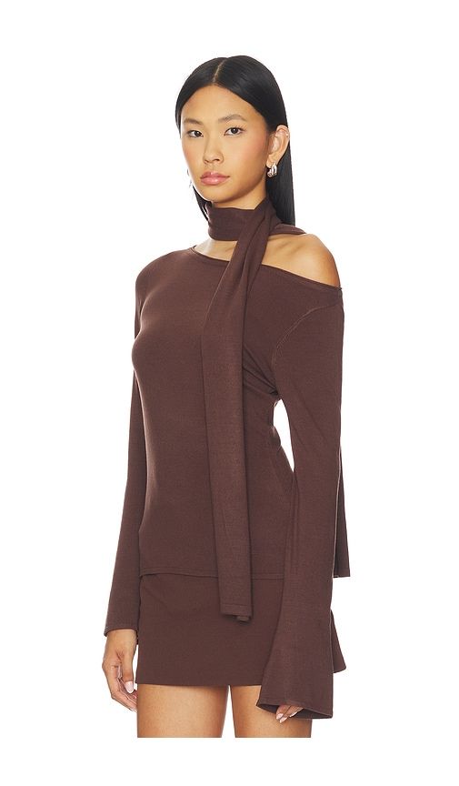 Cruisa Top in Chocolate. - size L (also in M, S, XL, XS) - Runaway The Label - Modalova