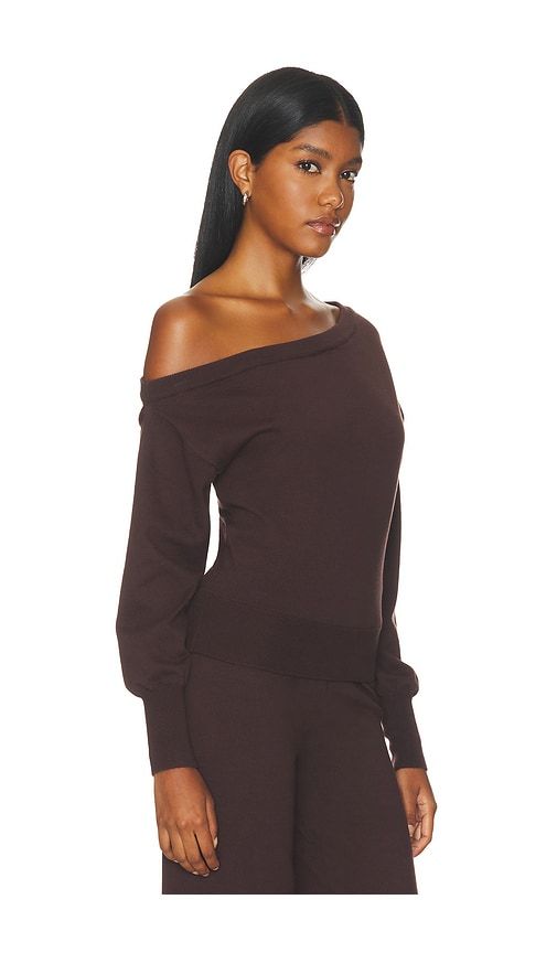 Heather Off Shoulder Knit Top in . - size L (also in M, S, XL, XS) - Runaway The Label - Modalova