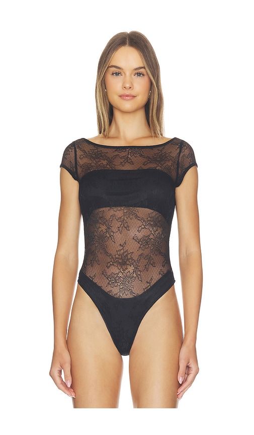 Opaline Boat Neck Lace Bodysuit in . - size L (also in M, S, XL, XS) - Runaway The Label - Modalova