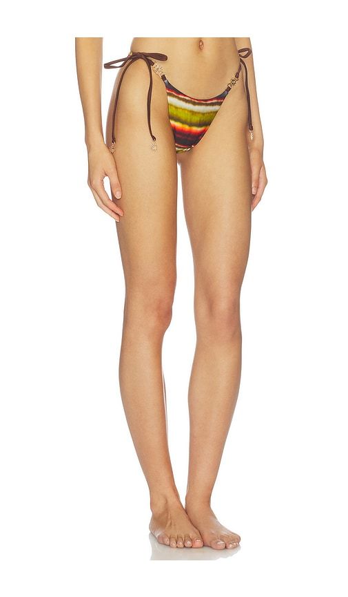 Cuba Side Tie Bikini Bottom in Multi. - size L (also in M, S, XL, XS) - Runaway The Label - Modalova